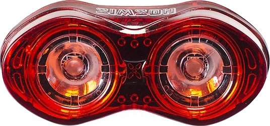 Baklykt Simson Eyes USB LED 3 lm
