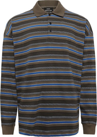 Mads Nørgaard Light Terry Polo Sweat St.   TARMAC MULTI ST.   XL