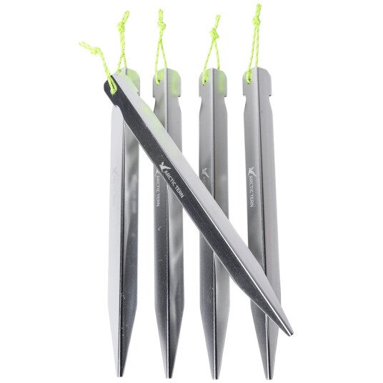 Arctic Tern Camping V peg 27cm 5 pack Silver Arctic Tern Camping V peg 27cm 5 pack Silver