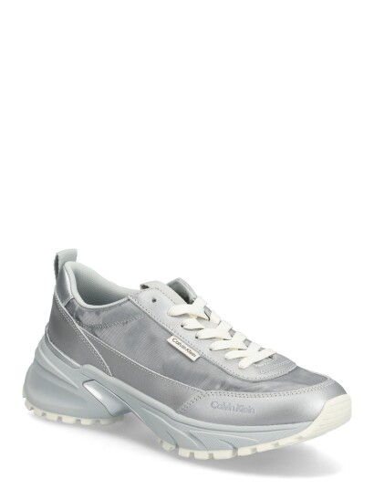 Calvin Klein Hike Runner Organza Met Lth Silver 38 Calvin Klein Hike Runner Organza Met Lth Silver 38