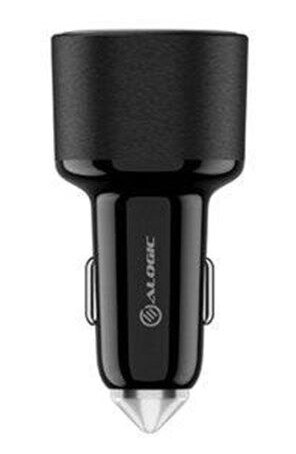 ALOGIC Rapid Power car power adapter - with 100W charging cable - USB 24 pin USB-C - 100 Watt ALOGIC Rapid Power car power adapter - with 100W charging cable - USB 24 pin USB-C - 100 Watt