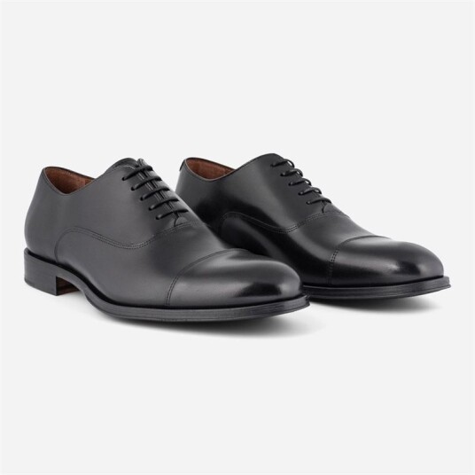Lottusse Oxford Toecap Ebony Black Lottusse Oxford Toecap Ebony Black