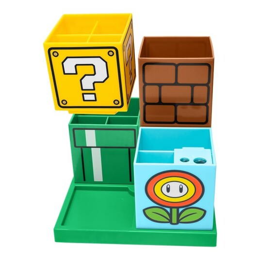 Paladone Super Mario Skrivebords Organizer Multicolor 150mm Paladone Super Mario Skrivebords Organizer Multicolor 150mm