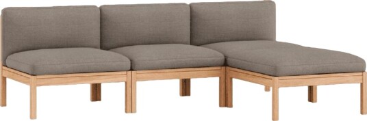 Moebe Modular 3 seters Sofa med Sjeselong Autum 331