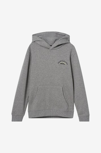 Quiksilver Hettegenser Big Logo Snow Youth Hoodie Grå