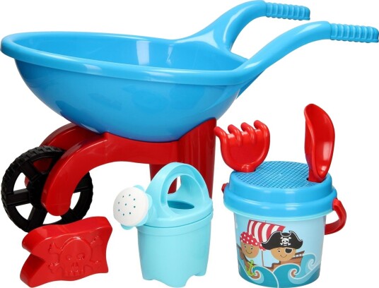 Androni Pirates Adventures Mini Trillebør Med Sandsett 49 Cm 3+ År Androni Pirates Adventures Mini Trillebør Med Sandsett 49 Cm 3+ År