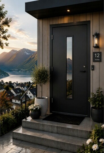 Ytterdør Fjorddøren Volda Klarglass