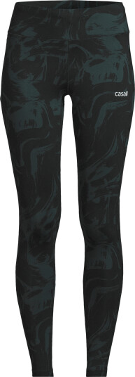 Casall Women's Essential Printed Tights Blaze Pine XS