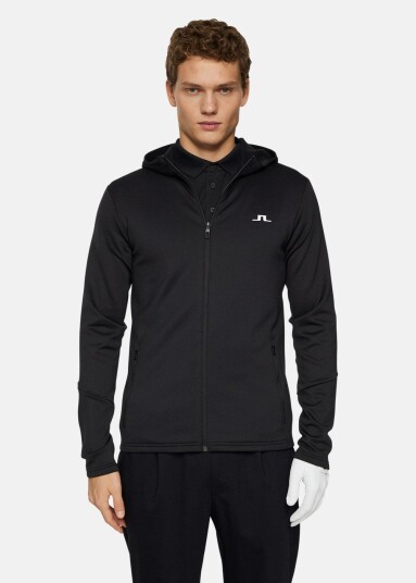 J.lindeberg Aerial Full Zip Hood Black M Hoodies