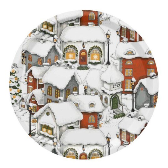 Arvidssons TextiLyckeby brett 31 cm rød