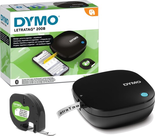 DYMO LetraTag LT-200B Bluetooth schwarz App-bekreftet! DYMO LetraTag LT-200B Bluetooth schwarz App-bekreftet!