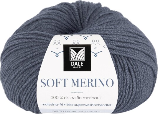 Soft Merino - 3014 Mørk gråblå Grå