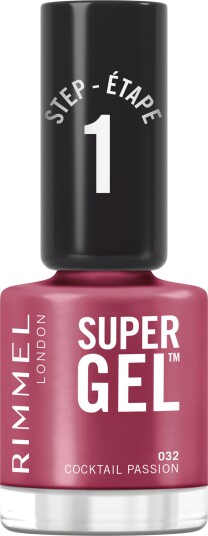 Rimmel London Super Gel STEP1 032 Cocktail Passion For Women 12 ml Rimmel London Super Gel STEP1 032 Cocktail Passion For Women 12 ml
