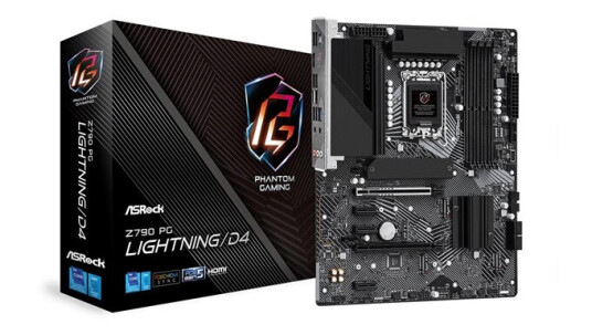 ASRock Z790 PG Lightning/D4 - Intel Z790 - Intel LGA1700 socket - DDR4 RAM - ATX
