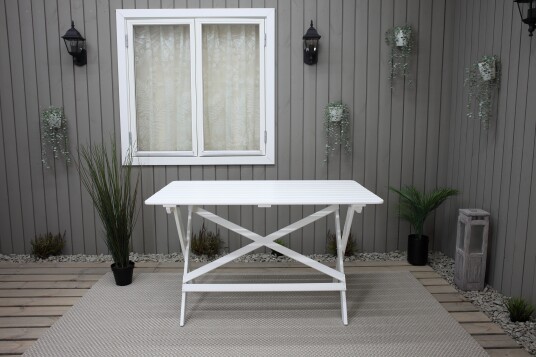 Spisebord Larios 126 cm Hvit Spisebord Larios 126 cm Hvit