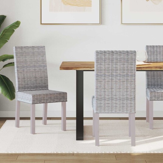 Spisestuestol 2 pcs Hvitvask 45 x 54 x 93 cm Massiv Mahogni Tre Spisestuestol 2 pcs Hvitvask 45 x 54 x 93 cm Massiv Mahogni Tre