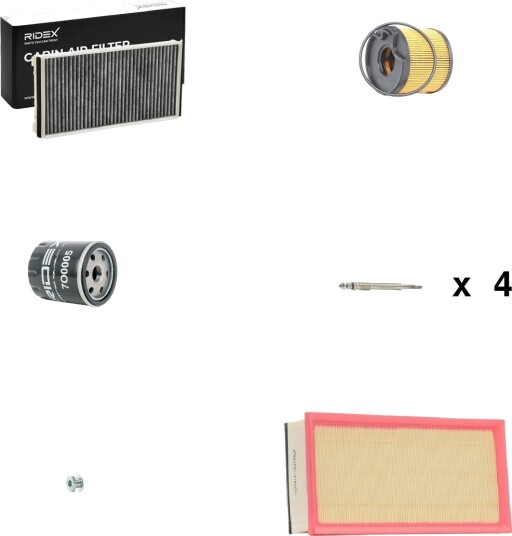 Servicepakke RIDEX 4682P21986