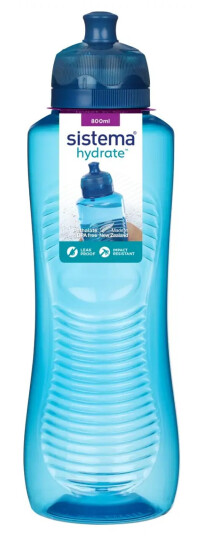 Sistema - 800ml Gripper Bottle - Blue