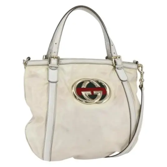 Gucci Vintage Dame Hvit Gucci Vintage Dame Hvit