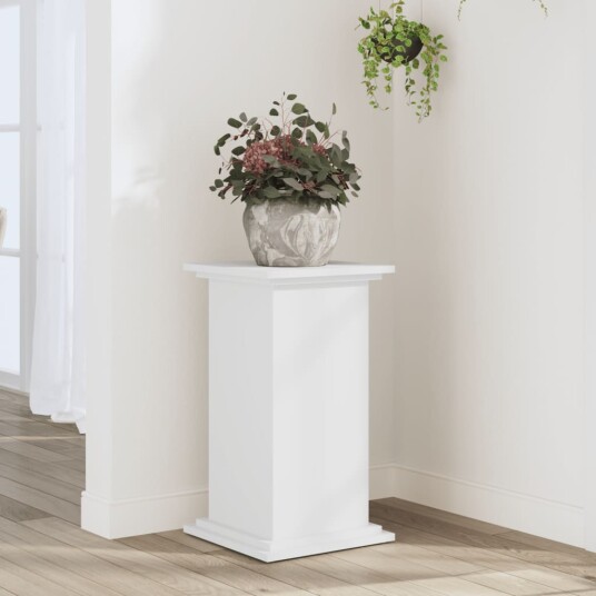 Plantestativ hvit 33x33x60 cm konstruert tre Plantestativ hvit 33x33x60 cm konstruert tre