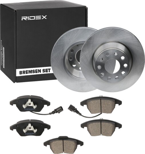 Bremseskiver og -klosser RIDEX 3405B1053