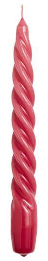 Hay Twist Candle lys 20 cm dark punch