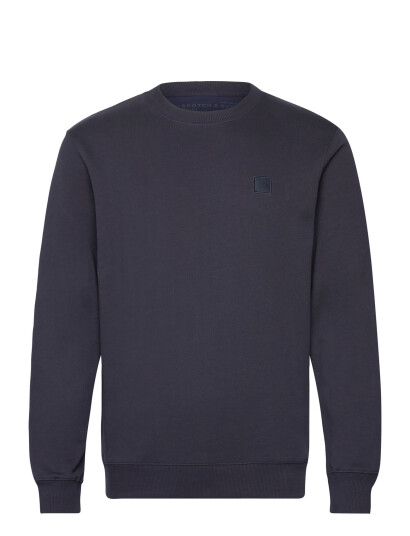 Scotch & Soda Core Logo Sweatshirt   Navy   M
