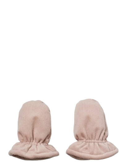 Wheat Puffer Baby Mittens Muffu - Pink - 18/24M