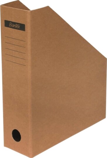 Tidsskriftkassette Bantex A4 Karton Brun 1 Stk