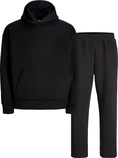 Jack & Jones Jjebarron Sweat Hood Set Pack Mp Black M
