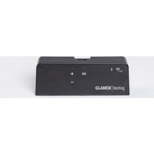 Glamox Termostat WT3 WiFi 230 400v For H40 Og H60 Svart