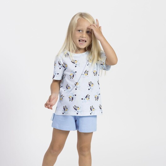Bluey Pysjamas Lyseblå 98-104