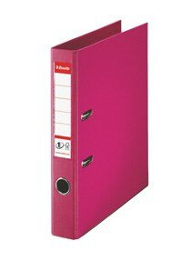 Esselte Brevordner NO1 A4, 50mm, fuchsia 10 stk