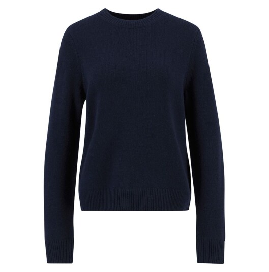 Barbour woodhouse strikket genser navy