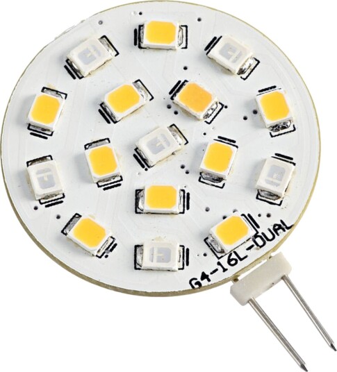 LED SMD pære hvit/rød 12 V
