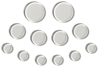 SlapKlatz Gel Pads 12-piece Box clear SlapKlatz Gel Pads 12-piece Box clear