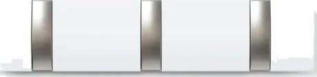 Umbra Flip 3 Knaggrekke hvit nikkel Umbra Flip 3 Knaggrekke hvit nikkel
