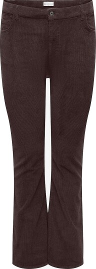 Only Carmakoma Manchester bukser Carmary Global Hw Cord Flared Pant Svart