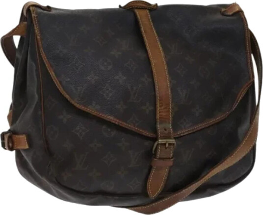 Louis Vuitton Vintage Dame Brun