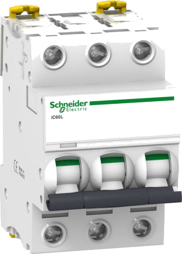 Strømbryter iC60L C 3P 63A 15KA