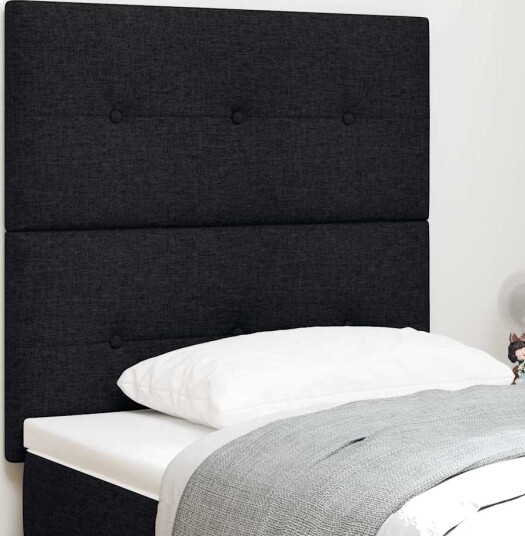  LED Hodegavl med LED  stripelys Manual Svart 100 cm stoff
