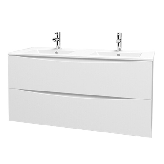 Vikingbad ELI Servantskap Hvit Matt / 120cm Dobbel
