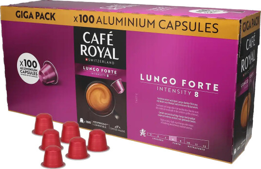 Café Royal | Lungo Forte 100 kapsler til Nespresso®