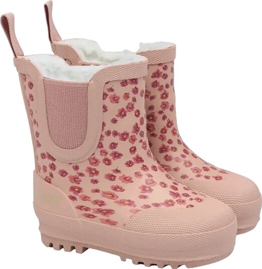Pom Pom Autumn Anemone Mini Brook GumBoots Thermo Ankle 24