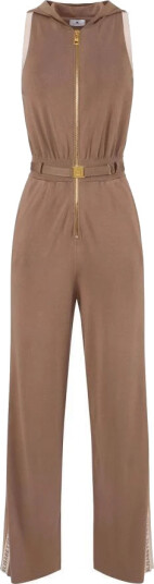 Elisabetta Franchi Dame Jumpsuits & Playsuits Beige XL,
