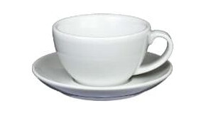 Kop cappuccino Latte Art 20cl Porcelæn hvid,6 stk/pk