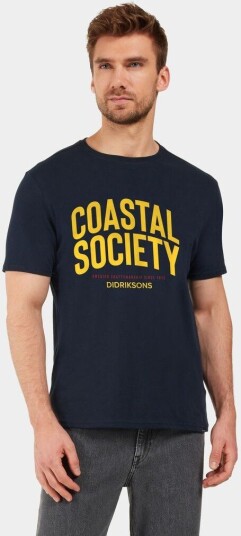 Didriksons Harald T shirt Coastal Society Dark Night Blue