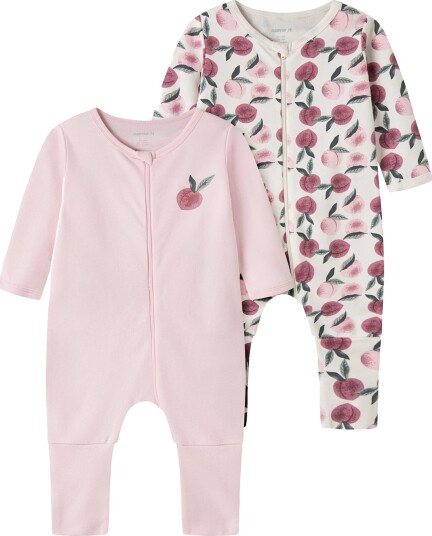 Name It Nbfnightsuit 2P Zip Ff Peaches Noos Pink 56