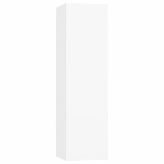 vidaXL TV-benksett 7 deler hvit sponplate vidaXL TV-benksett 7 deler hvit sponplate