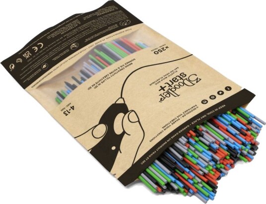 3Doodler Start+ Filament Rød/Blå/Grønn/Grå/Svart 250 stk